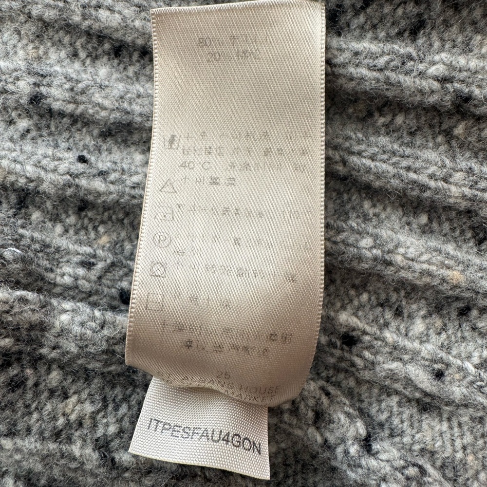 BURBERRY Women’s Wrap Sweater Tie-Waist Cardigan (Size S) - Picture 8 of 12